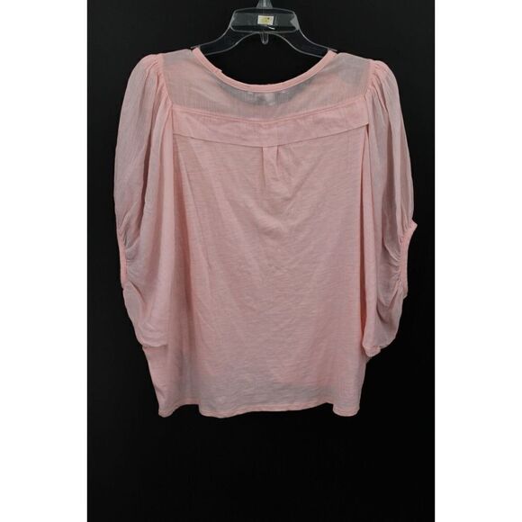 ANTHROPOLOGIE ERI + ALI SIZE SMALL PINK BALLOON SLEEVE BLOUSE STYLE D2785-SB - Picture 5 of 7
